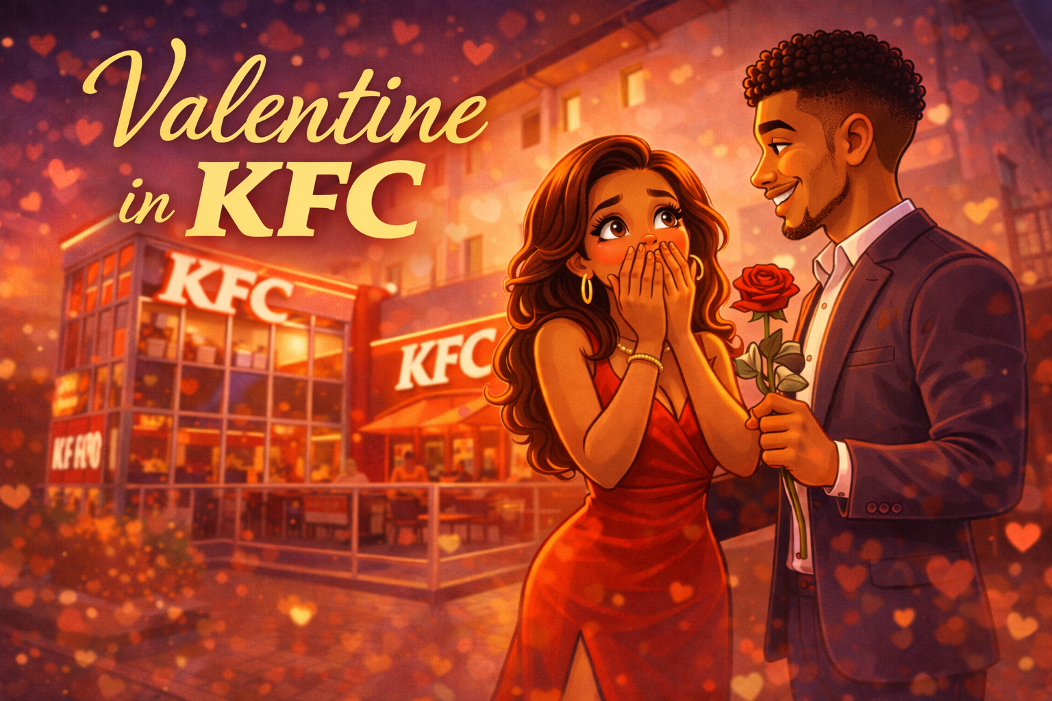 Valentine in KFC